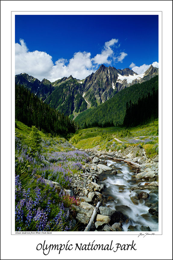 Mount Anderson, White Creek Basin 12x18 Poster